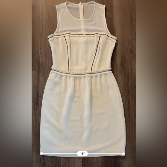 Sandro Rapprochement Dress in White - Picture 9 of 15